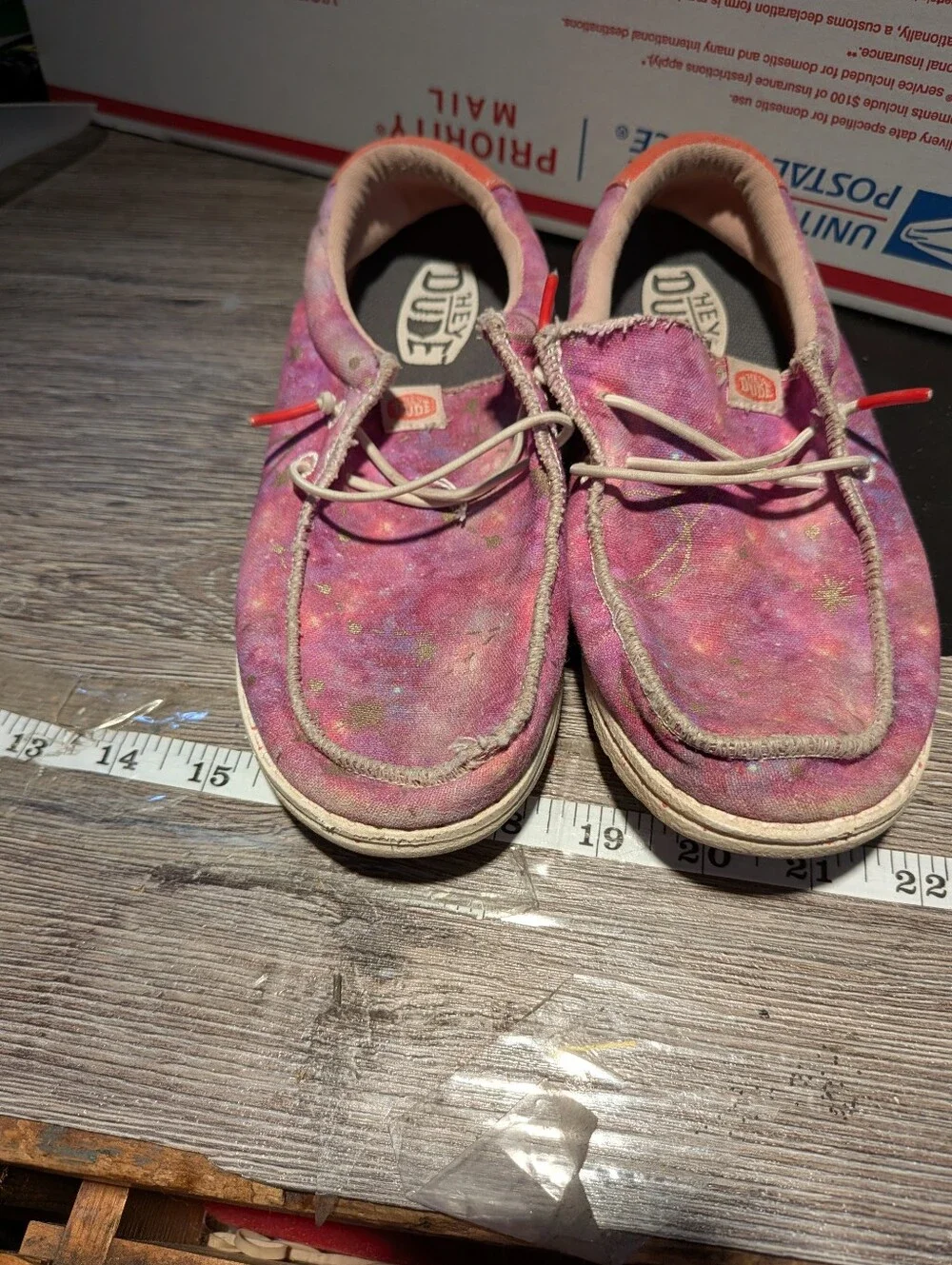 Hey Dude‎ Wally Youth Galaxy Unisex Pink Multi Size 2